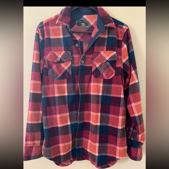 FREEDOM FOUNDRY Men’s Soft Fleece Shacket Button Down Shirt SIZE S NWOT - Picture 10 of 11